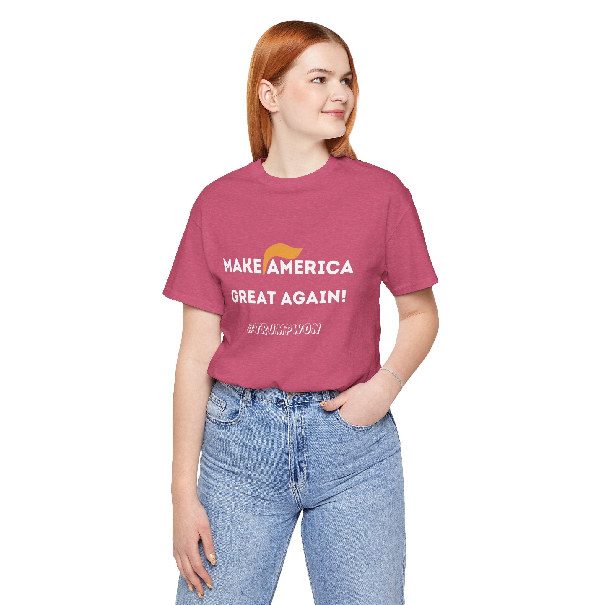 Make America Great Again T-Shirt — Retro Hair Icon Political Tee