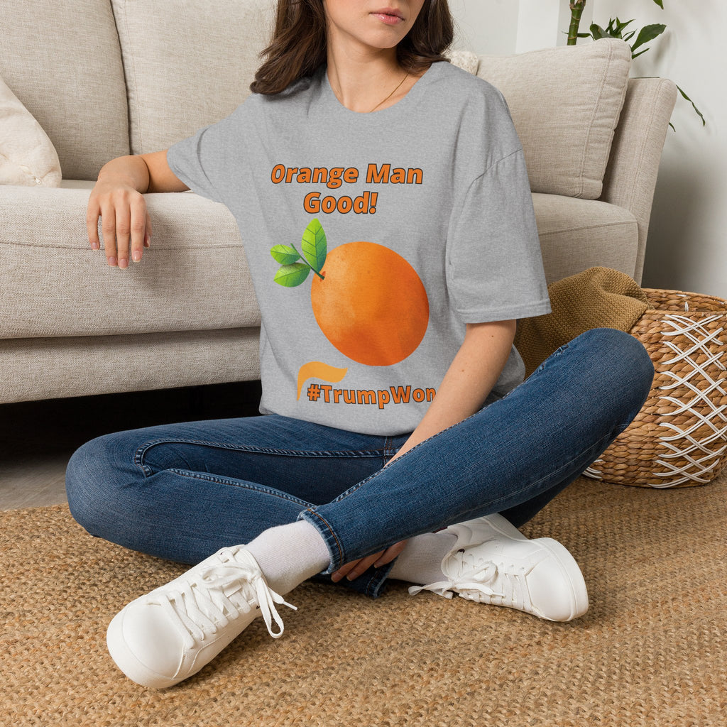 Orange Man Good Softstyle T-Shirt, Trump 2020 Tee, Unisex Shirt, Mens Womens DJT Gift, #TrumpWon