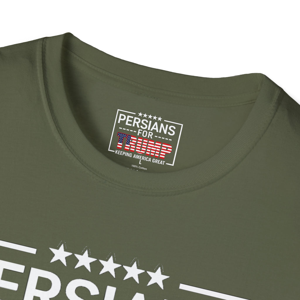 Persians for Trump T-Shirt — Patriotic American Flag Design #Iran #Persia #Trump