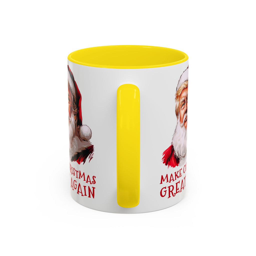 Make Christmas Great Again Mug | Accent Coffee Mug #Trump
