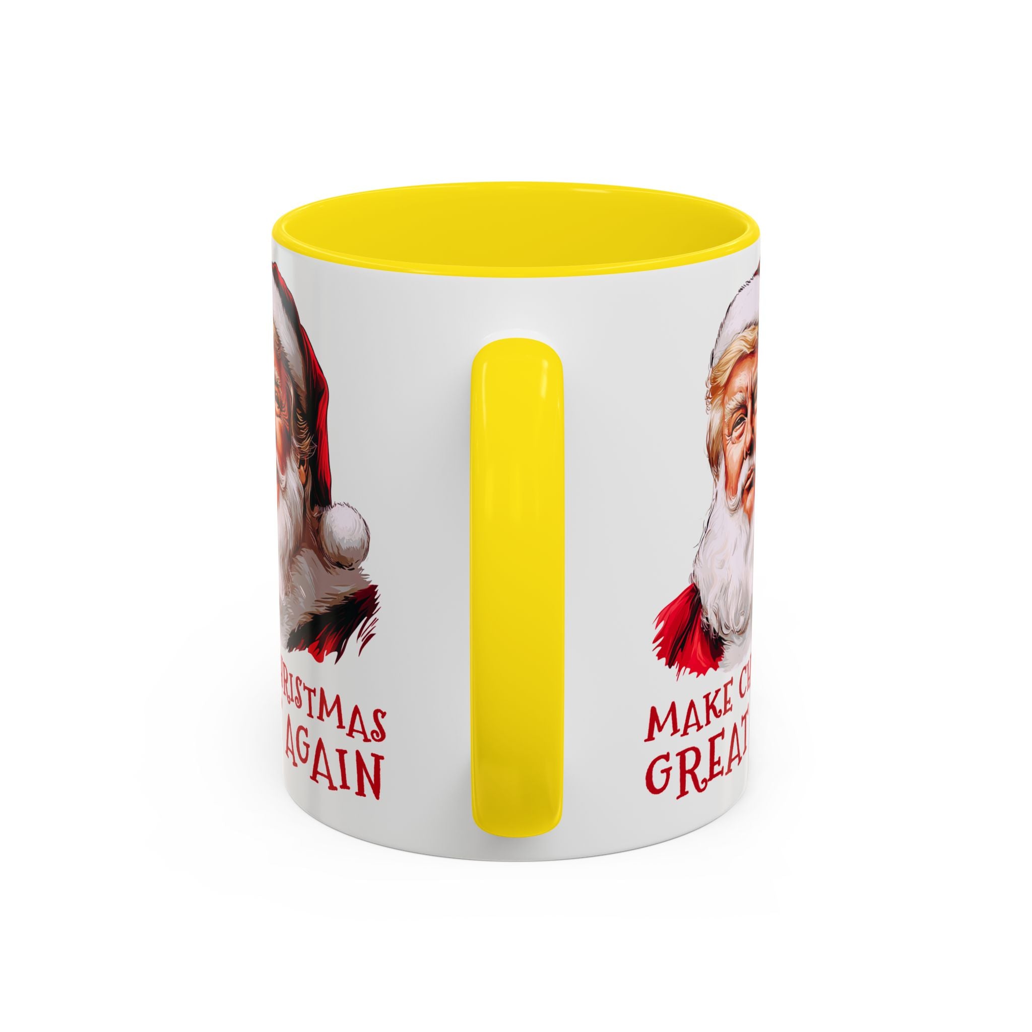 Make Christmas Great Again Mug | Accent Coffee Mug #Trump