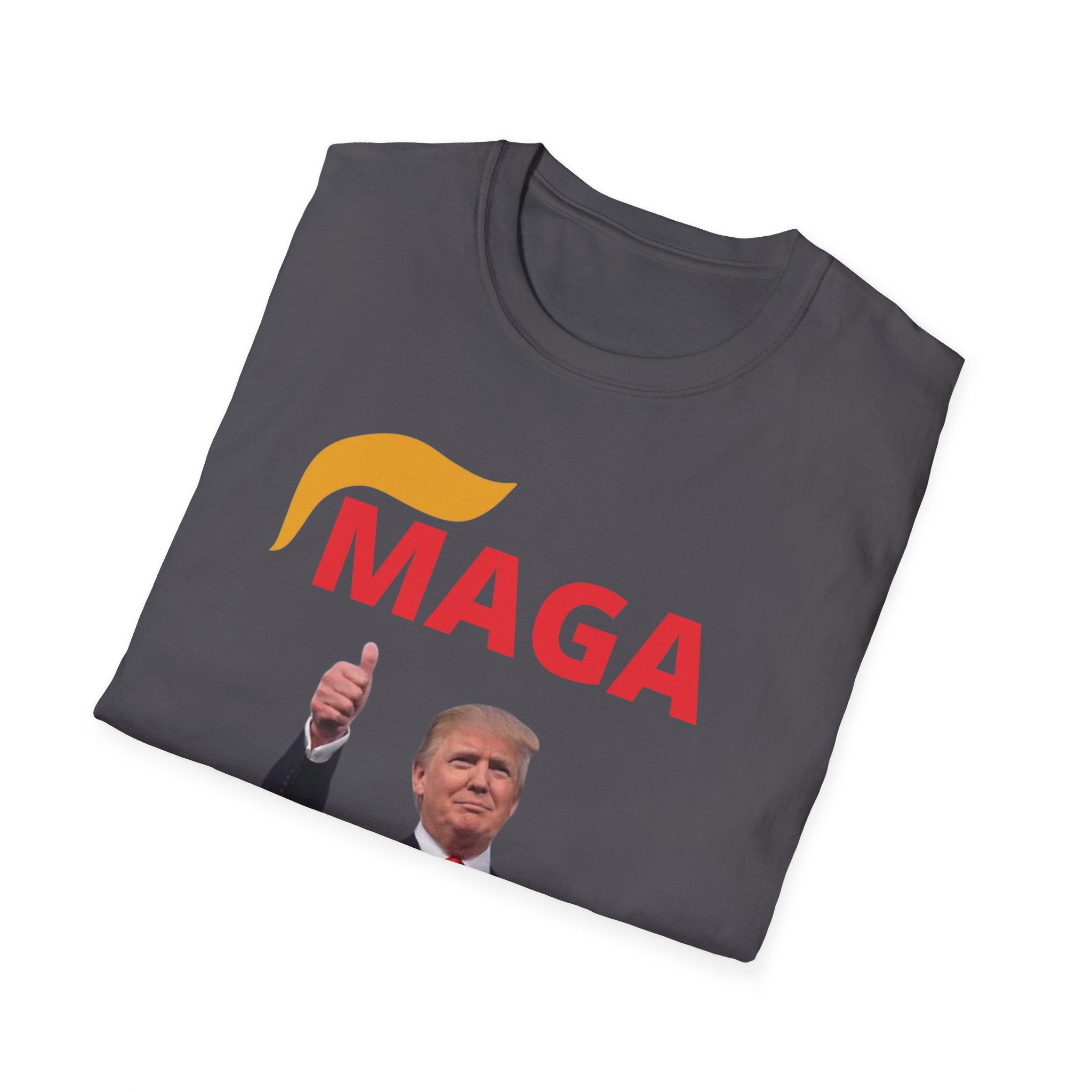 MAGA Thumbs-Up T-Shirt — "THANK GOD!" Political Statement Tee