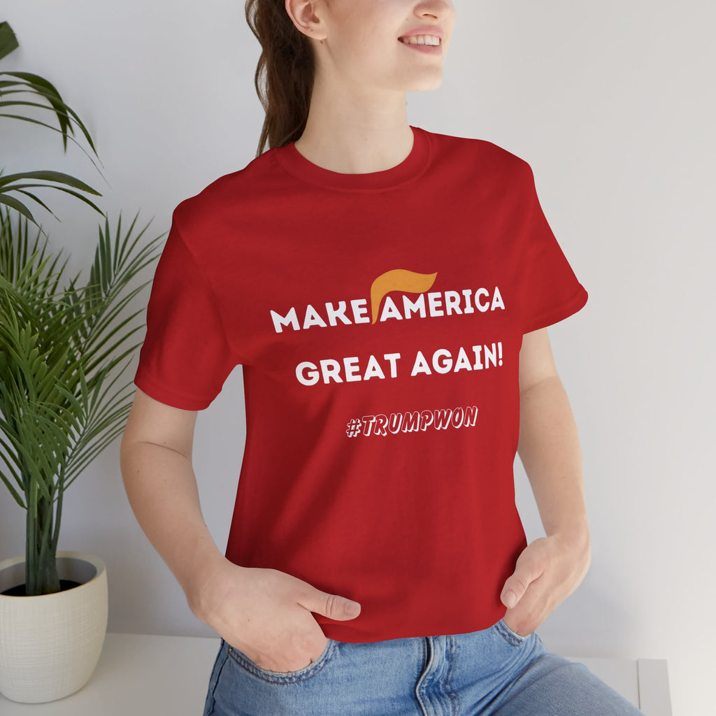 Make America Great Again T-Shirt — Retro Hair Icon Political Tee