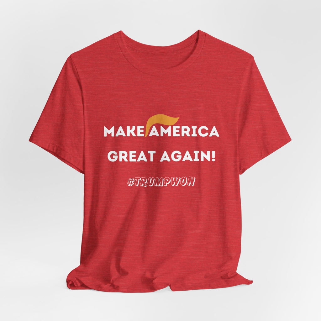 Make America Great Again T-Shirt — Retro Hair Icon Political Tee