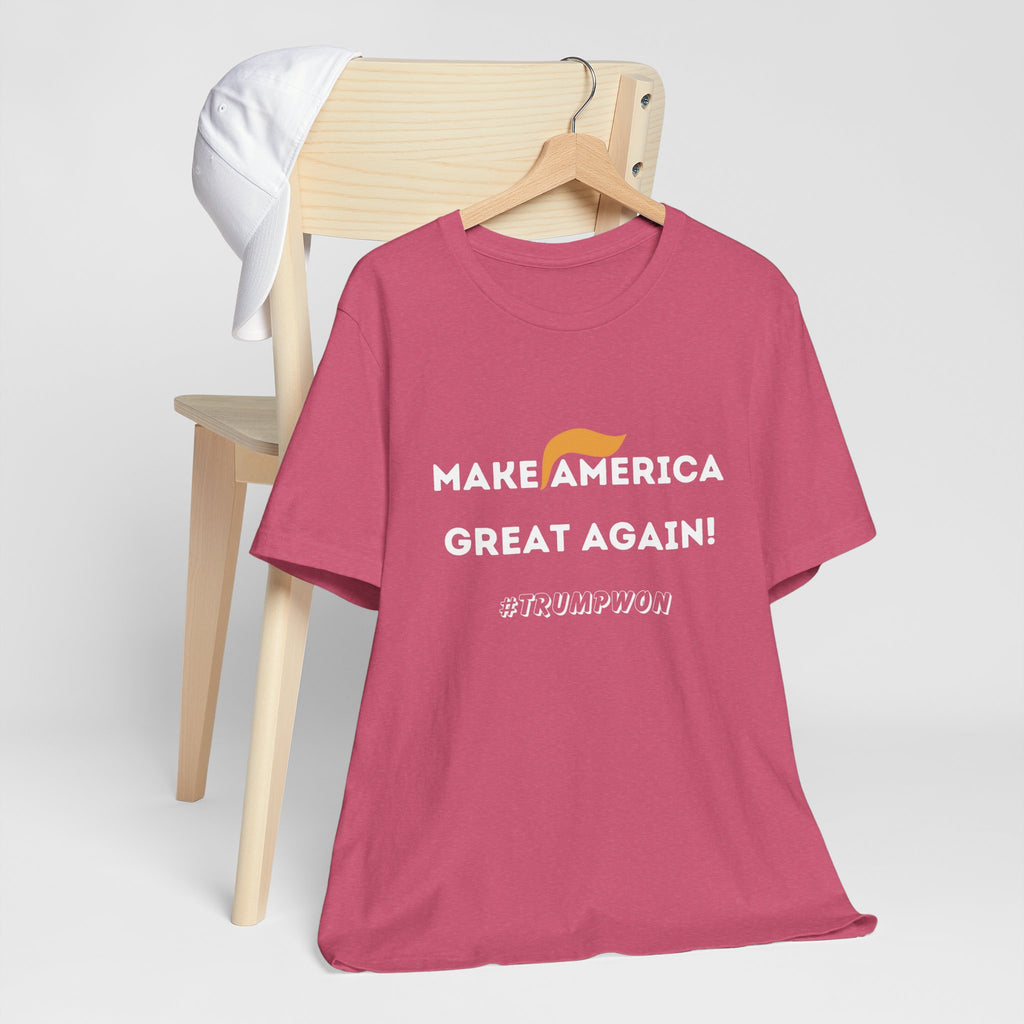 Make America Great Again T-Shirt — Retro Hair Icon Political Tee
