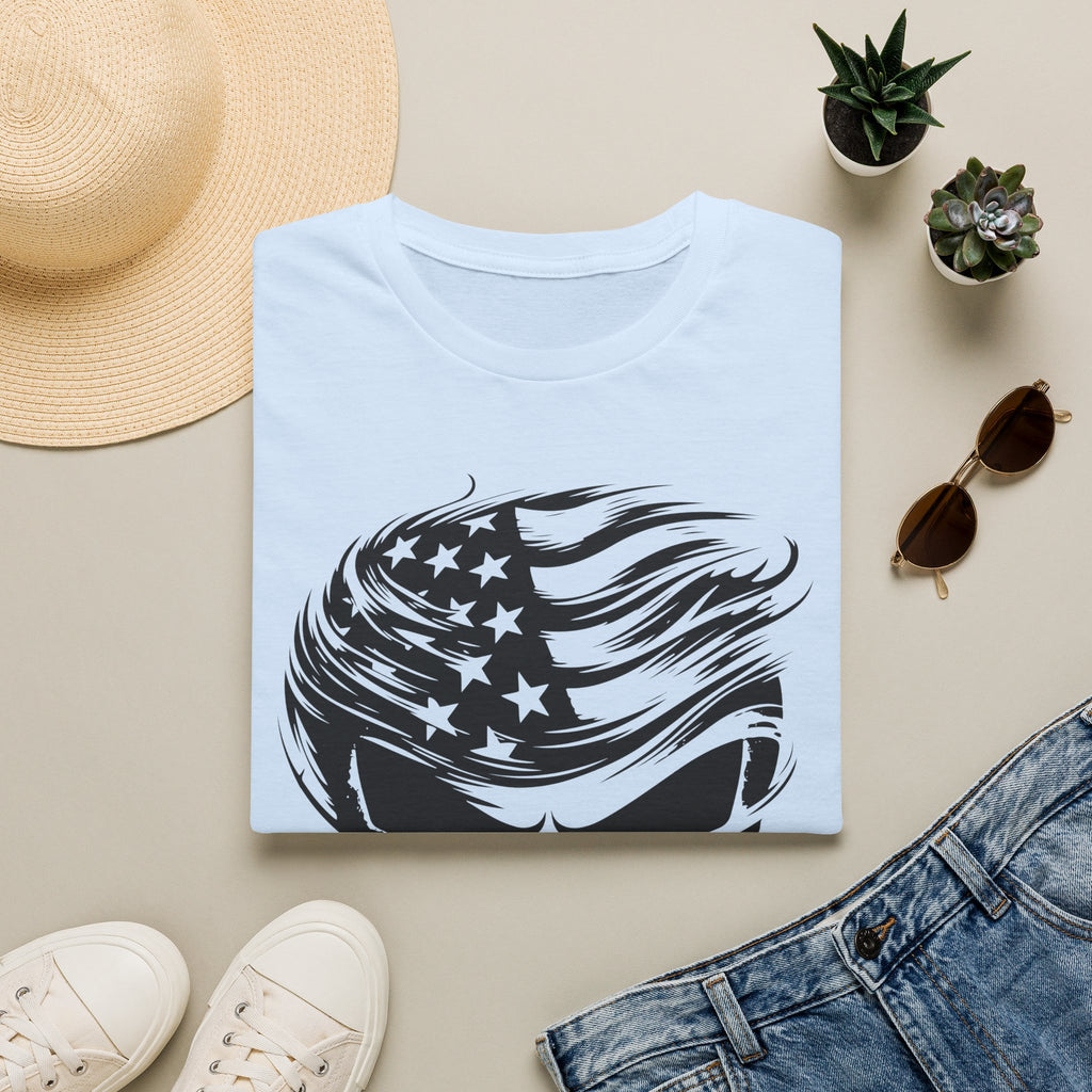 Punisher Patriotic Skull Graphic T-Shirt | Mens Womans  Softstyle Tee, Unique Gift, Casual Wear, Festival Apparel, Statement Shirt