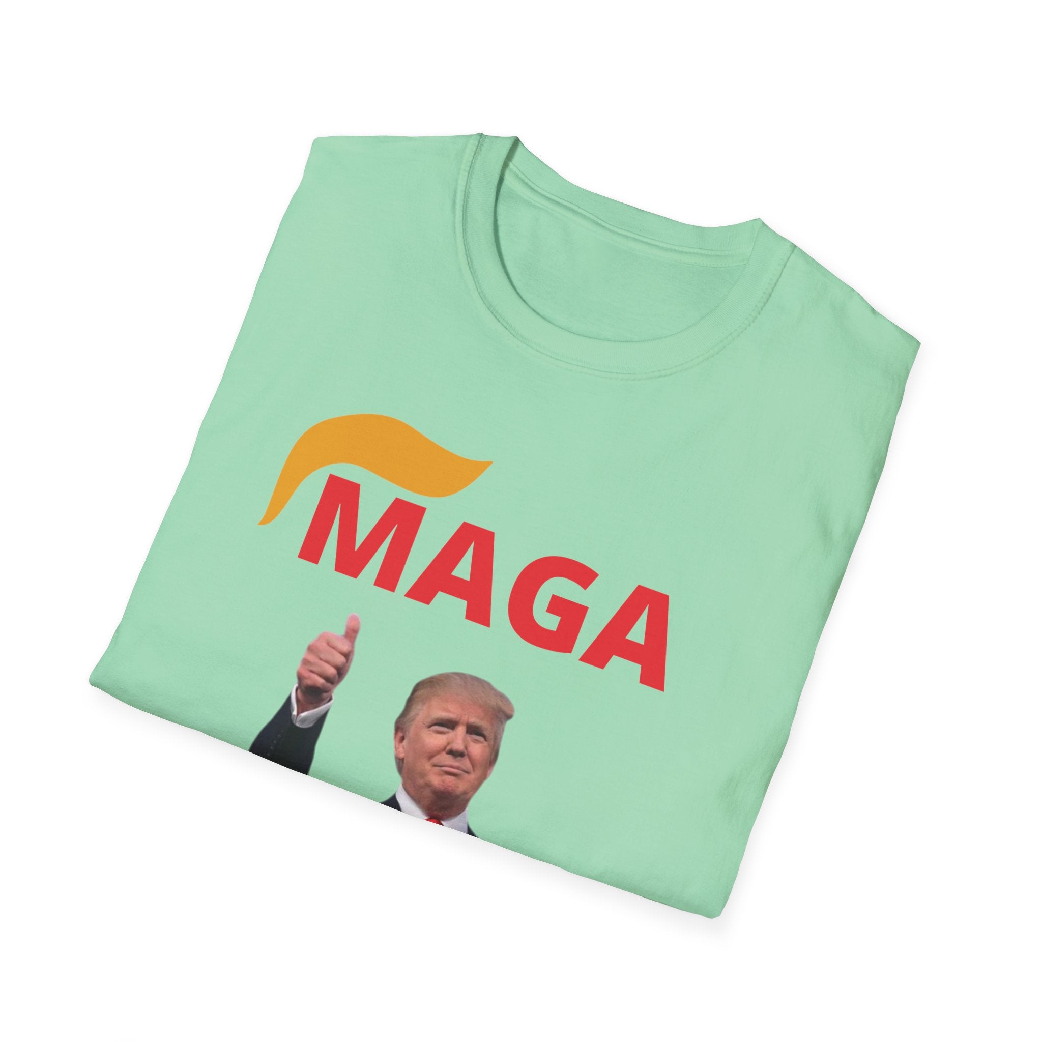MAGA Thumbs-Up T-Shirt — "THANK GOD!" Political Statement Tee