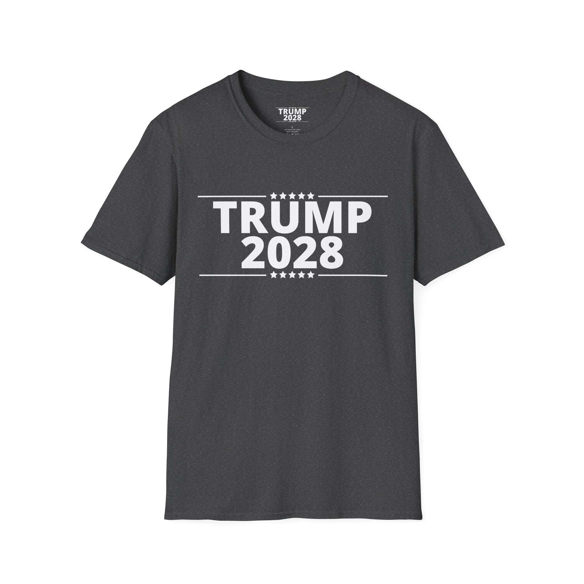 Trump 2028 Mens and Womans Softstyle T-Shirt | Political Apparel, Election 2028 Shirt, Campaign Tee, Gifts for Supporters, Rally Wear