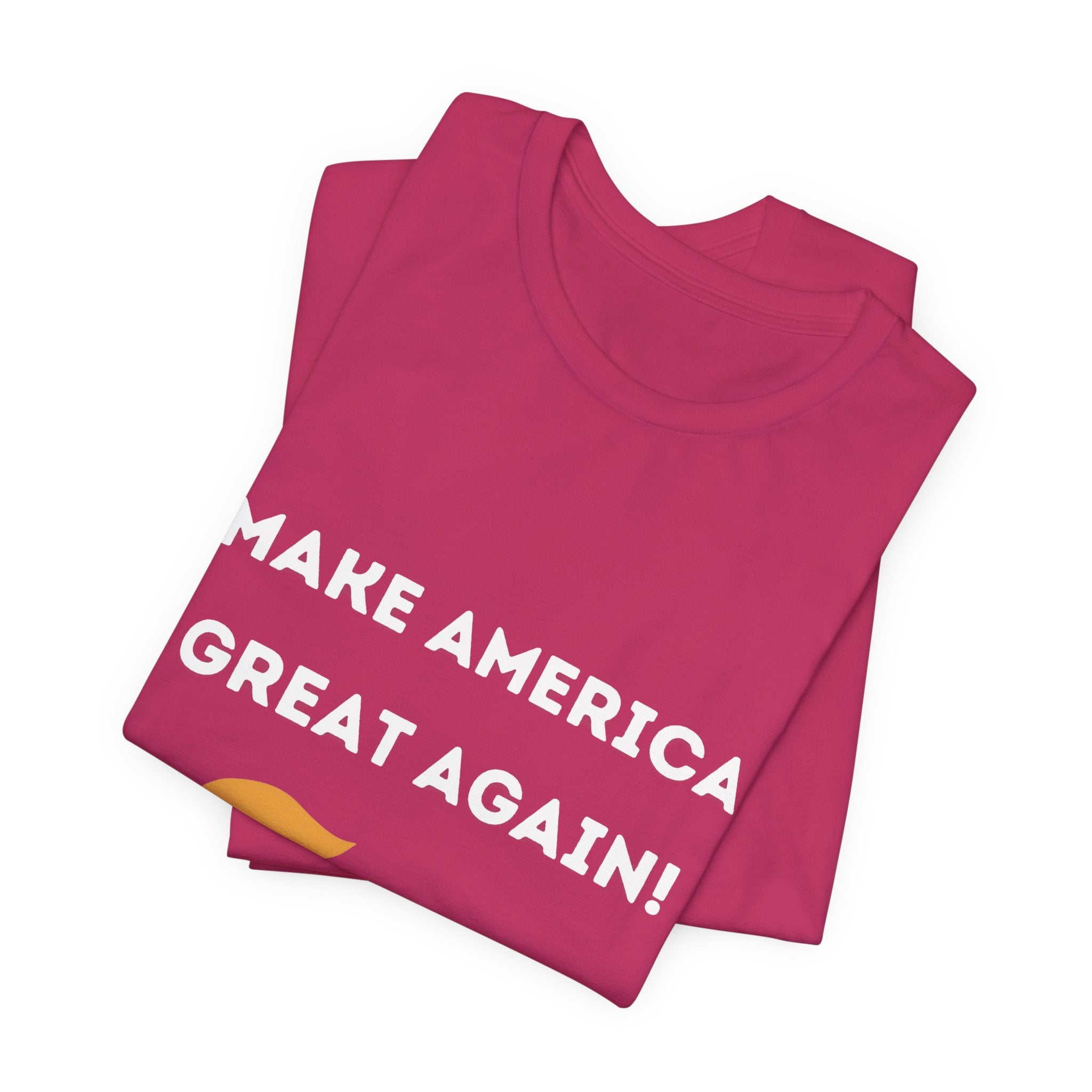 Make America Great Again #TrumpWon Mens Womans Jersey Short Sleeve Tee, Election Tee, Political Shirt, Patriotic Apparel, American Flag Clothing