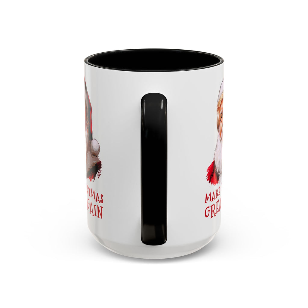 Make Christmas Great Again Mug | Accent Coffee Mug #Trump