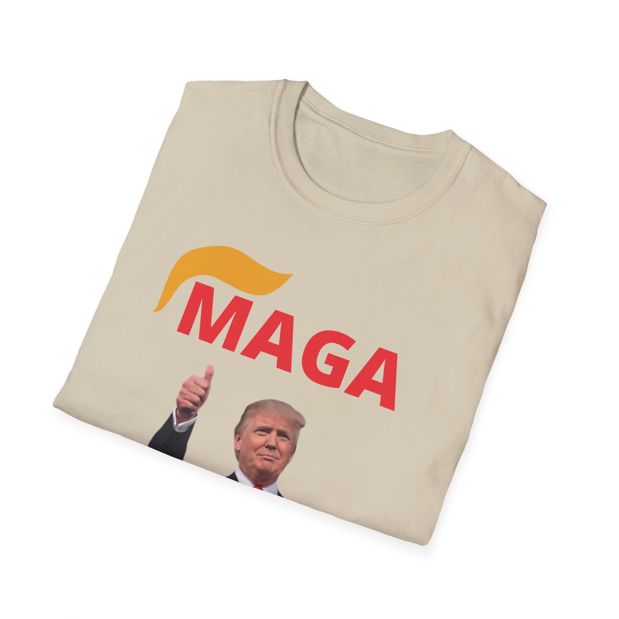 MAGA Thumbs-Up T-Shirt — "THANK GOD!" Political Statement Tee