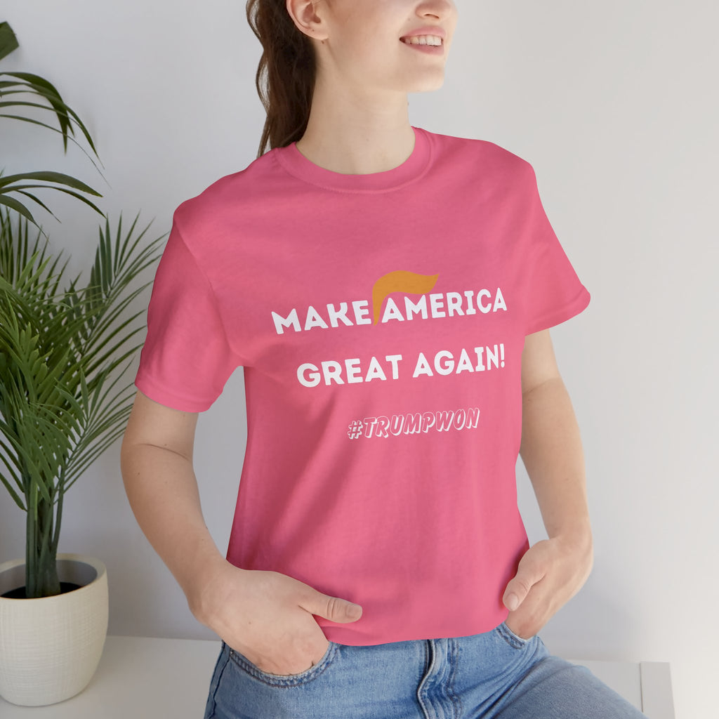 Make America Great Again T-Shirt — Retro Hair Icon Political Tee