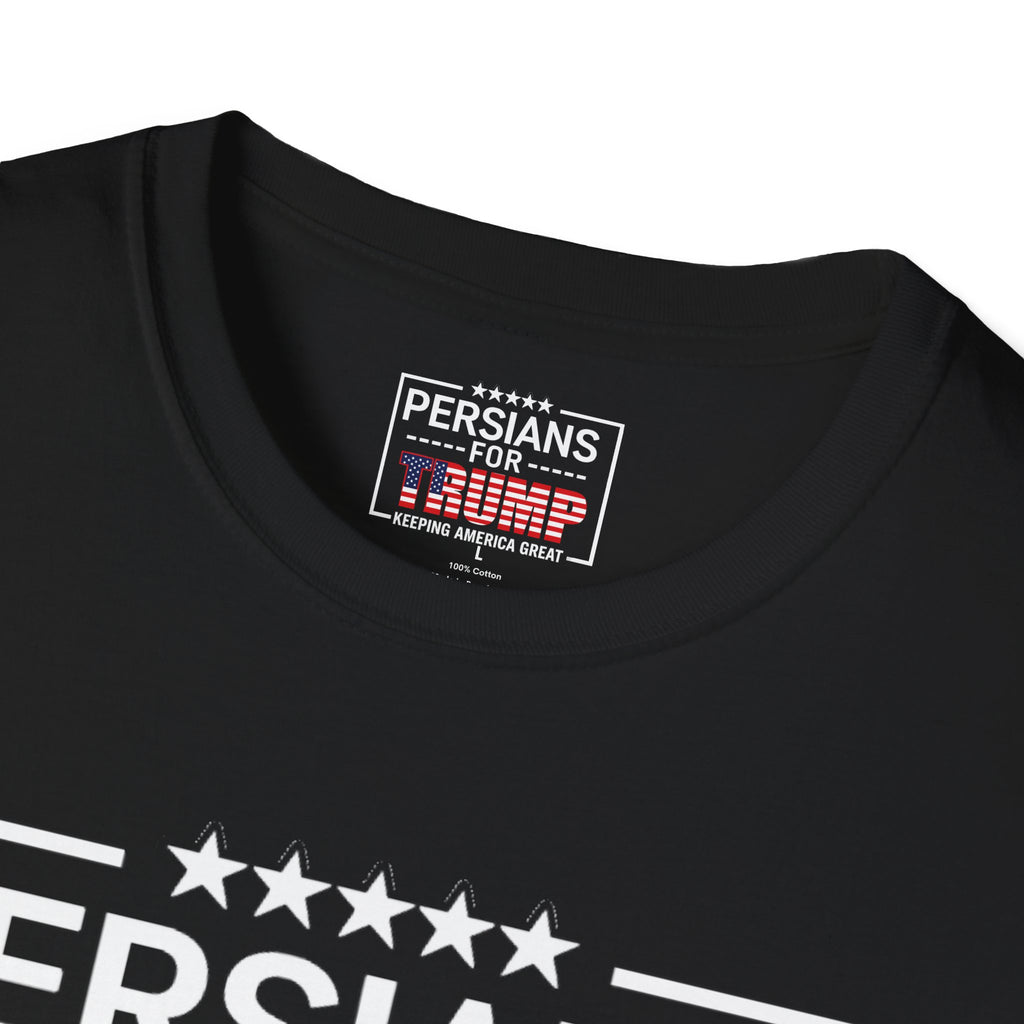 Persians for Trump T-Shirt — Patriotic American Flag Design #Iran #Persia #Trump