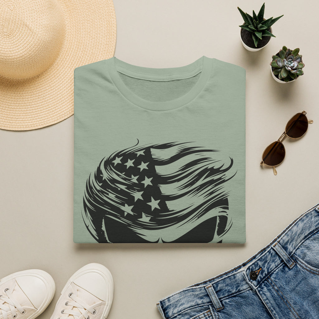 Punisher Patriotic Skull Graphic T-Shirt | Mens Womans  Softstyle Tee, Unique Gift, Casual Wear, Festival Apparel, Statement Shirt