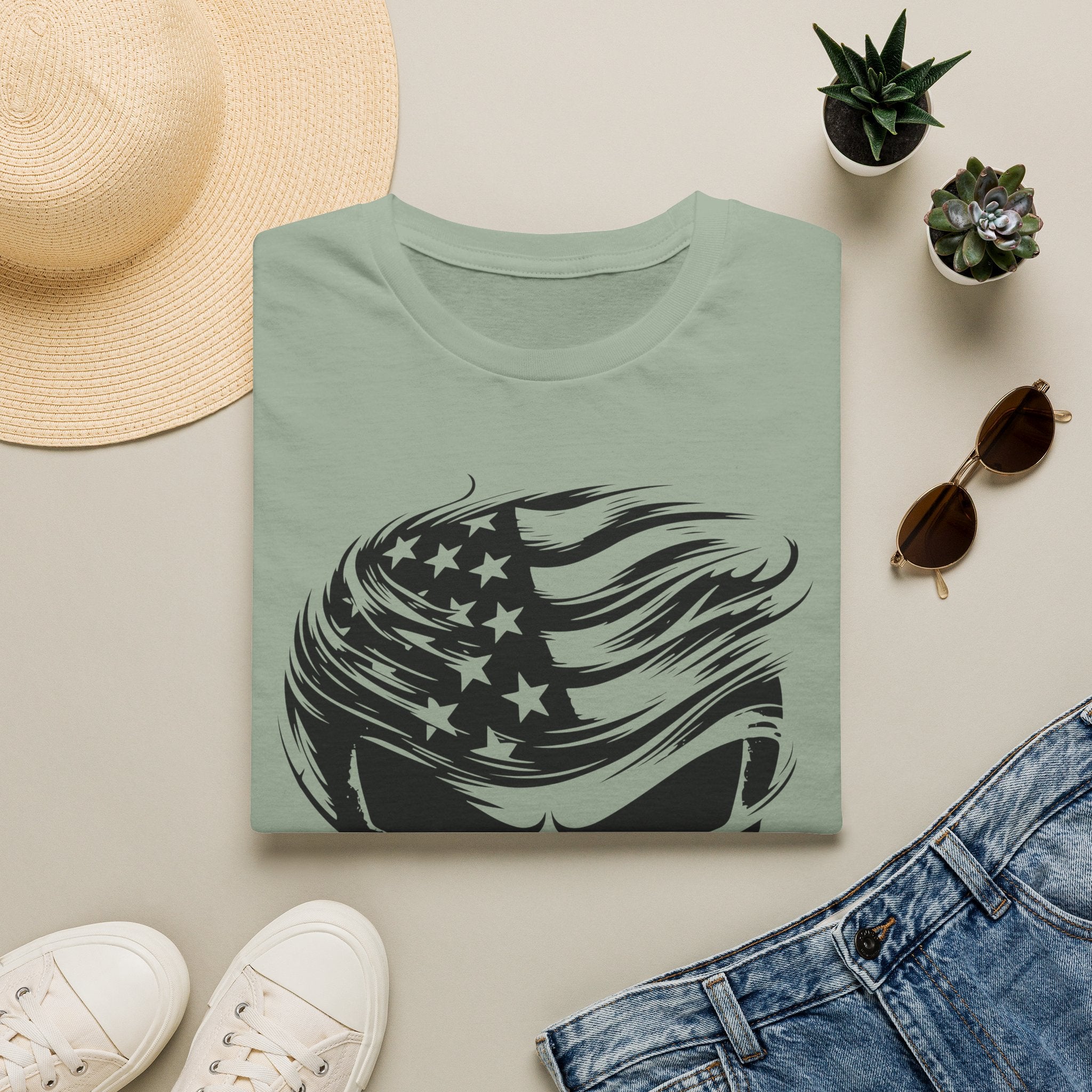 Punisher Patriotic Skull Graphic T-Shirt | Mens Womans  Softstyle Tee, Unique Gift, Casual Wear, Festival Apparel, Statement Shirt