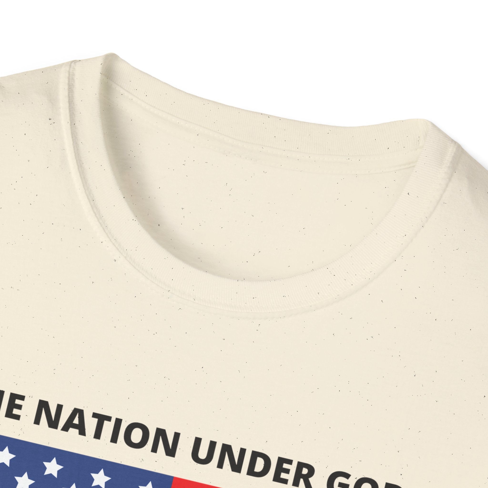 Patriotic T-Shirt, One Nation Under God Tee, Pledge of Allegiance Shirt, American Flag Shirt, July 4th Celebration Apparel