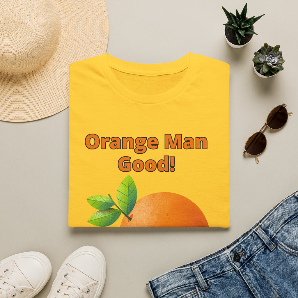 Orange Man Good Softstyle T-Shirt, Trump 2020 Tee, Unisex Shirt, Mens Womens DJT Gift, #TrumpWon