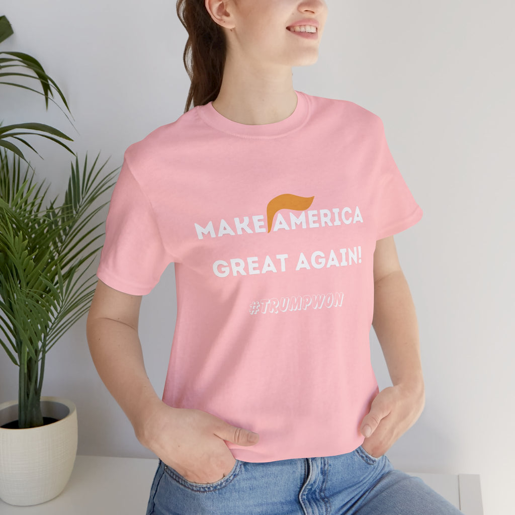 Make America Great Again T-Shirt — Retro Hair Icon Political Tee