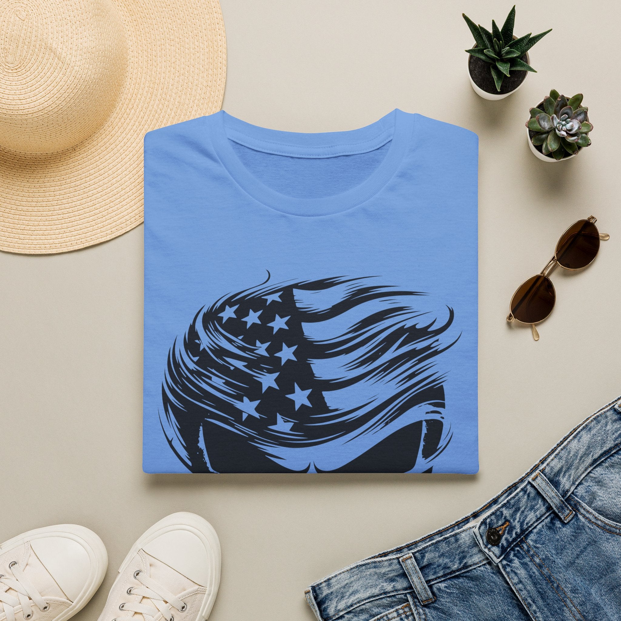 Punisher Patriotic Skull Graphic T-Shirt | Mens Womans  Softstyle Tee, Unique Gift, Casual Wear, Festival Apparel, Statement Shirt