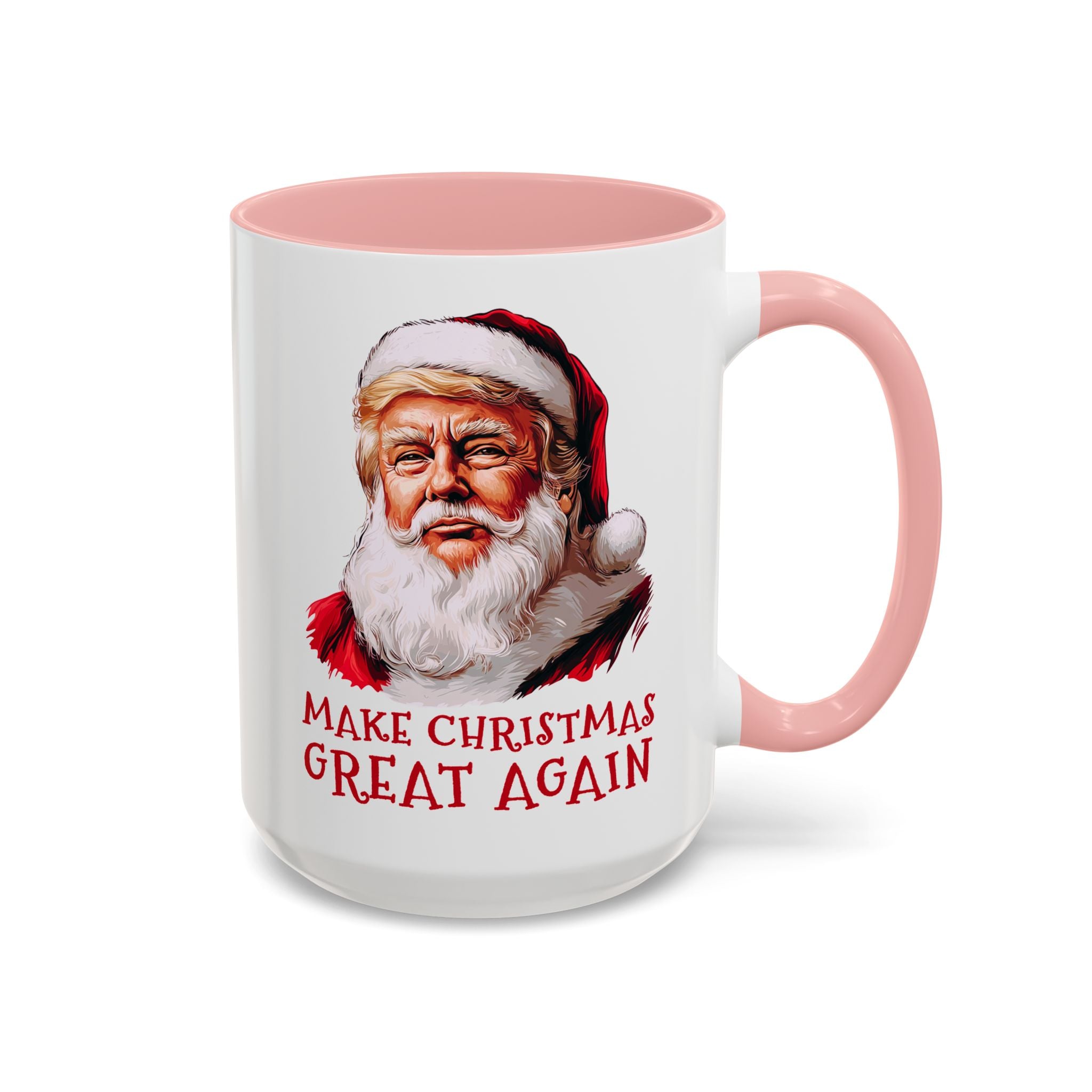 Make Christmas Great Again Mug | Accent Coffee Mug #Trump