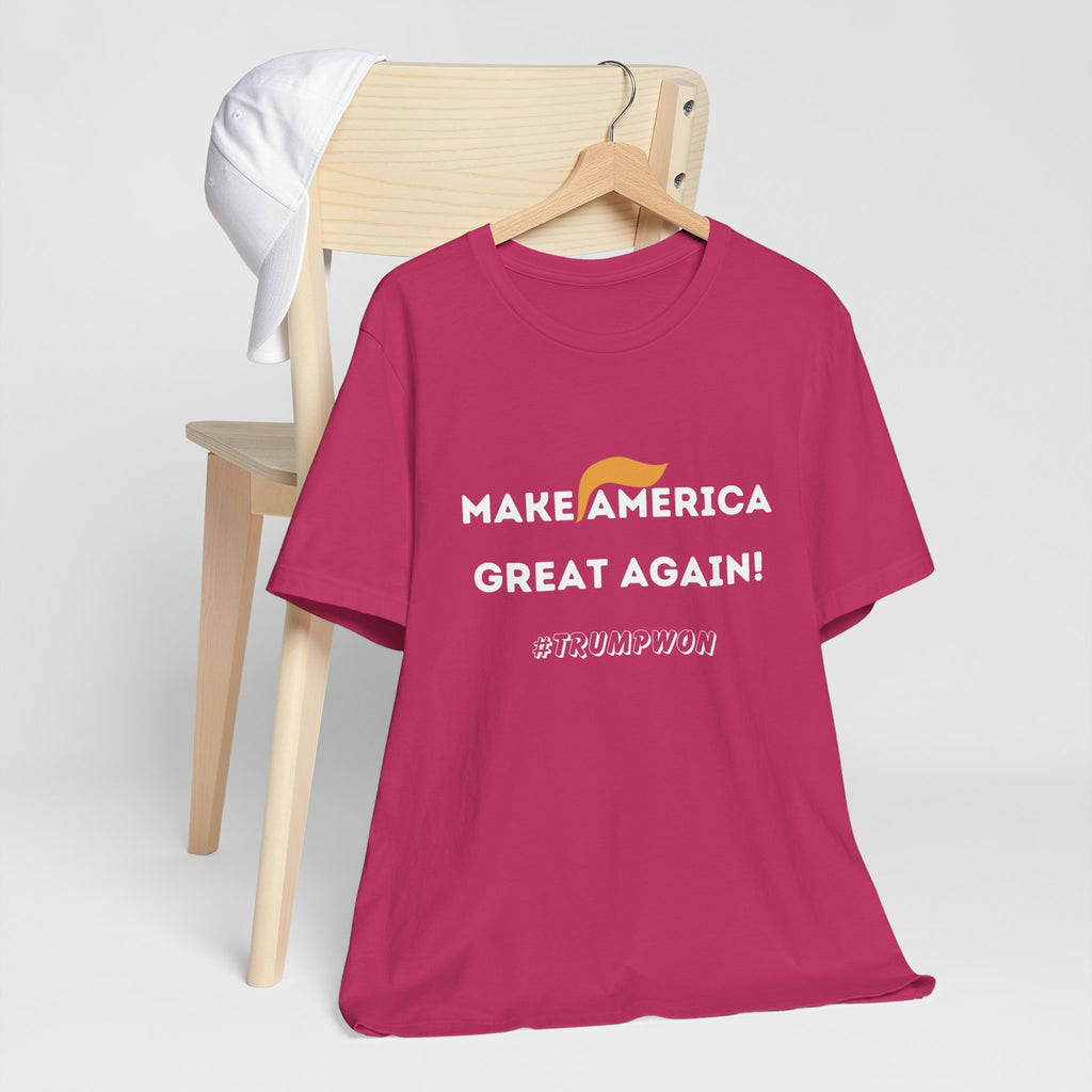 Make America Great Again T-Shirt — Retro Hair Icon Political Tee