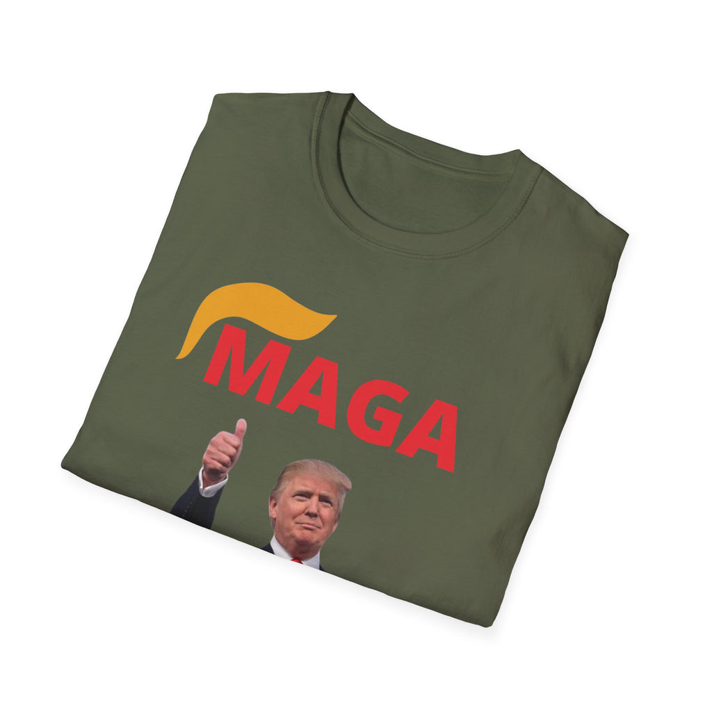 MAGA Thumbs-Up T-Shirt — "THANK GOD!" Political Statement Tee
