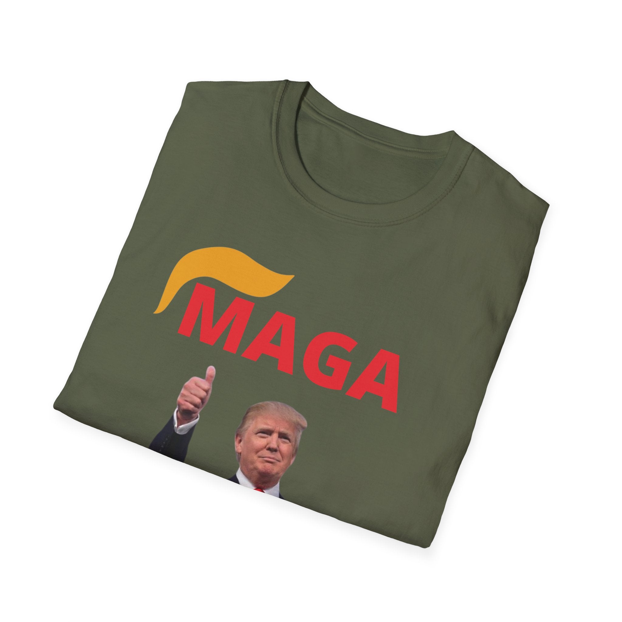 MAGA Thumbs-Up T-Shirt — "THANK GOD!" Political Statement Tee