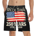 We the People 250 Years 1776 - 2026 Men's Mid-Length Beach Shorts Free Delivery