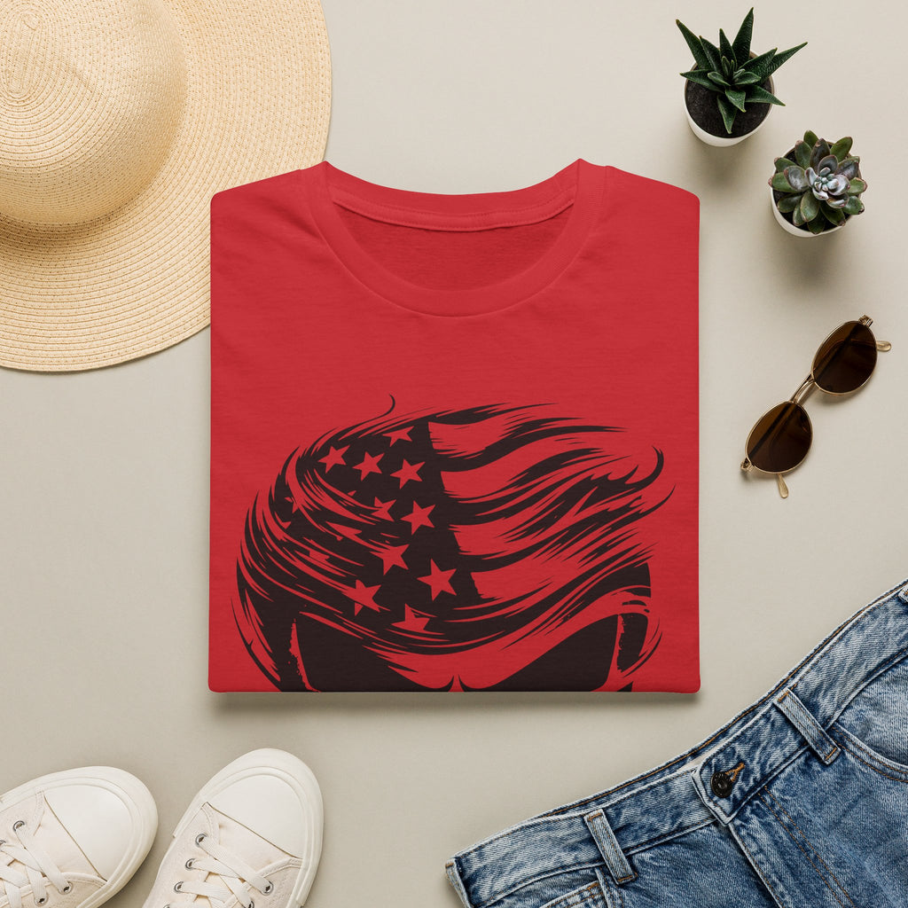 Punisher Patriotic Skull Graphic T-Shirt | Mens Womans  Softstyle Tee, Unique Gift, Casual Wear, Festival Apparel, Statement Shirt