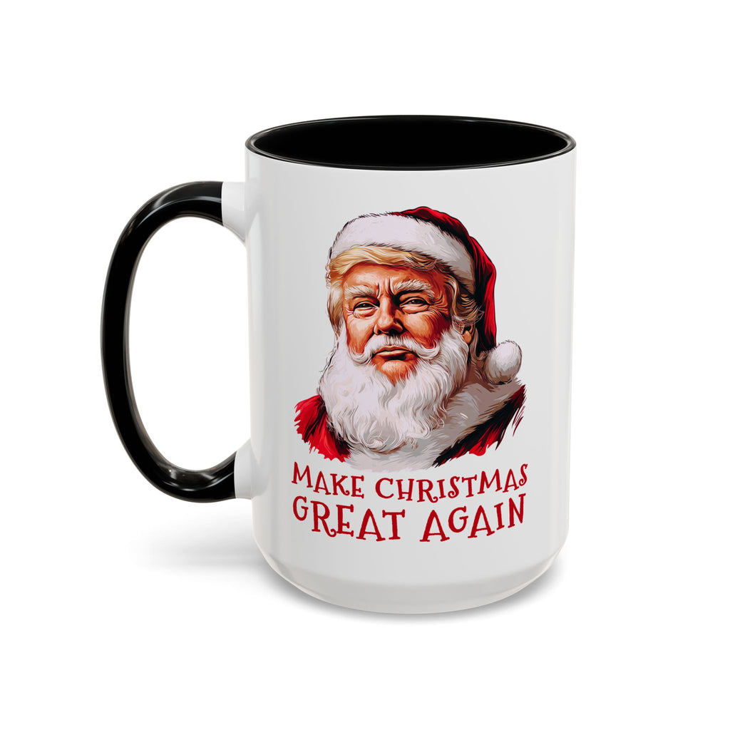Make Christmas Great Again Mug | Accent Coffee Mug #Trump