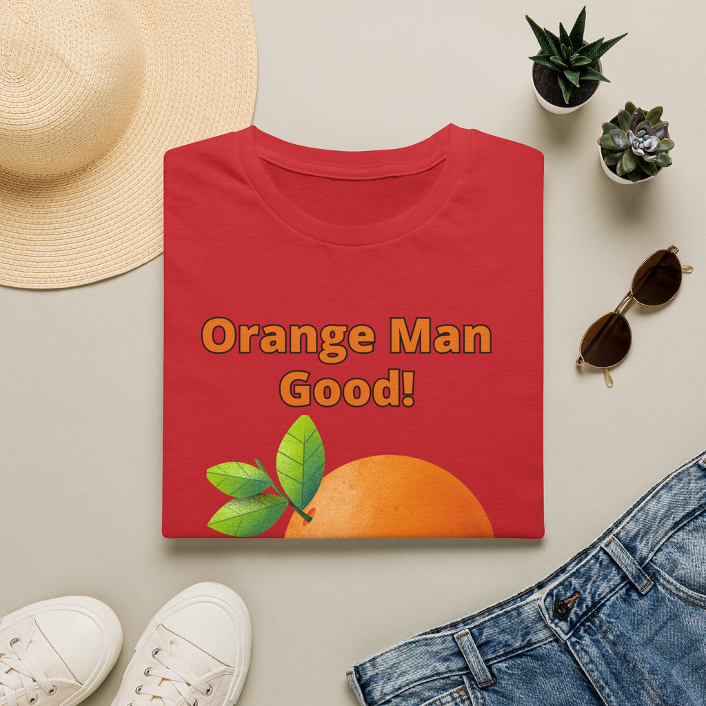 Orange Man Good Softstyle T-Shirt, Trump 2020 Tee, Unisex Shirt, Mens Womens DJT Gift, #TrumpWon