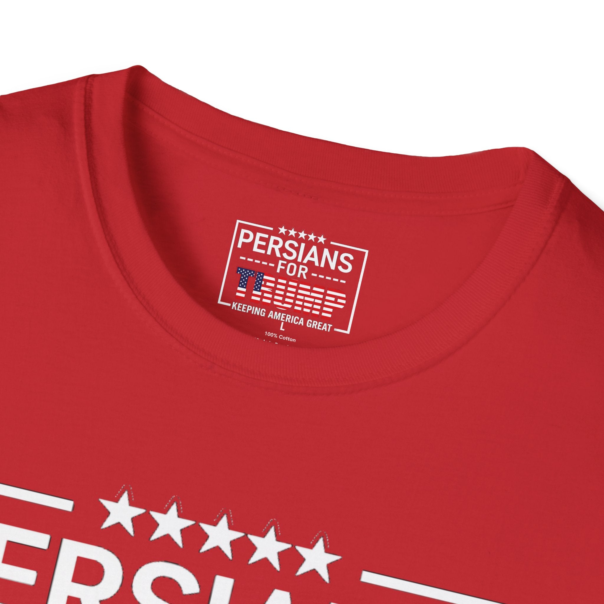 Persians for Trump T-Shirt — Patriotic American Flag Design #Iran #Persia #Trump