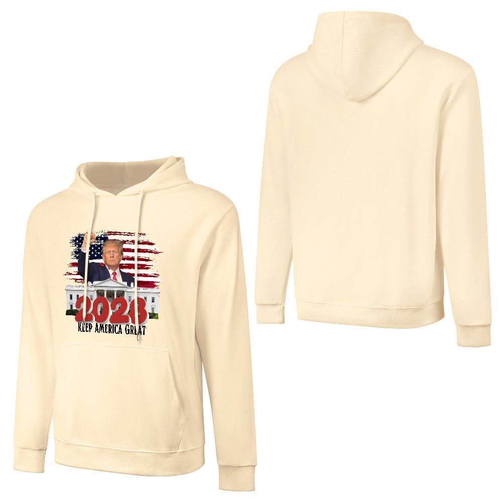 Keep America Great 2028 Trump New Pure cotton hooded sweater FREE SHIPPING