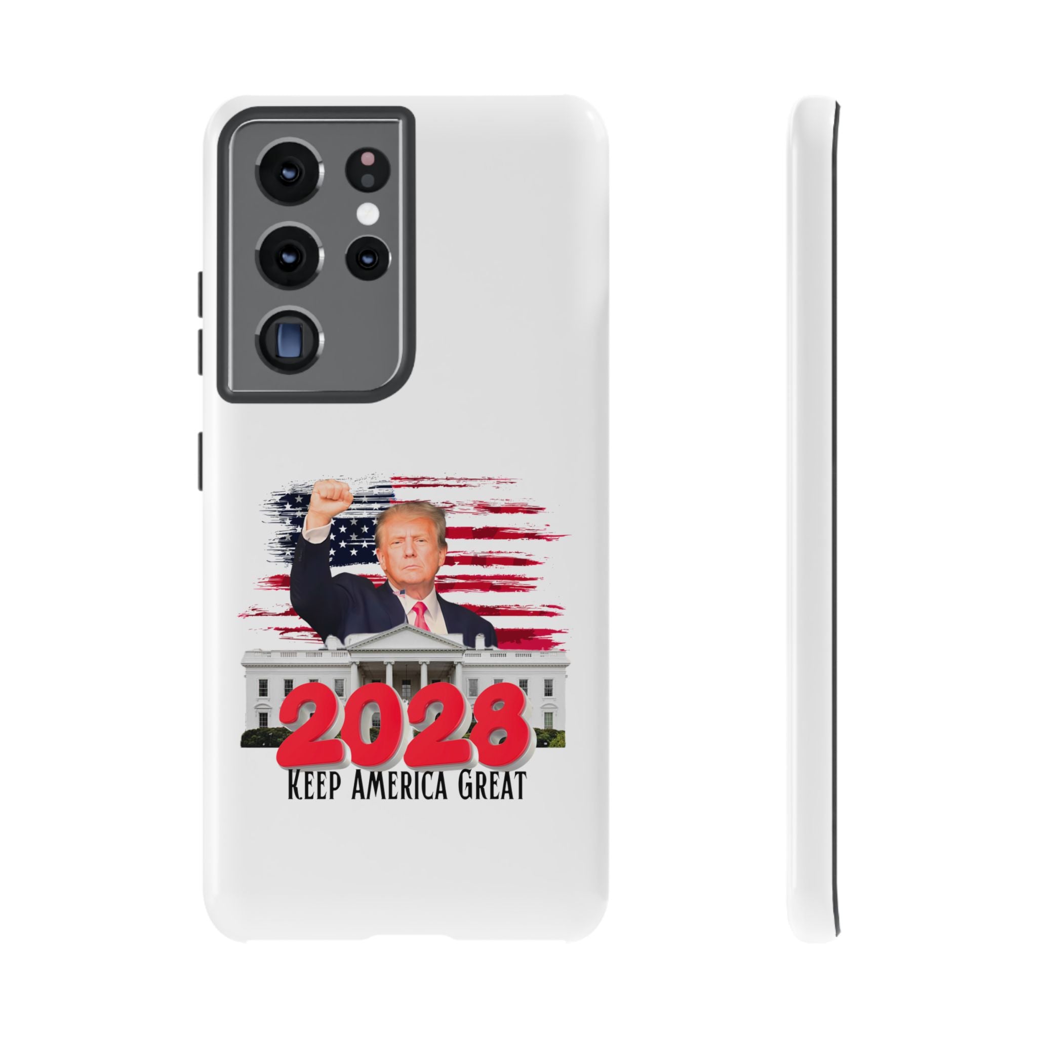 2028 Keep America Great Phone Case | Patriotic Trump Design