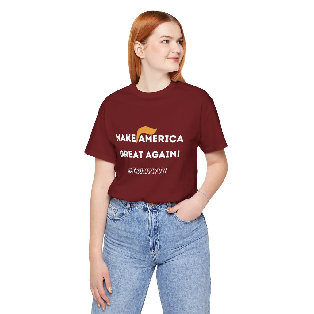 Make America Great Again T-Shirt — Retro Hair Icon Political Tee
