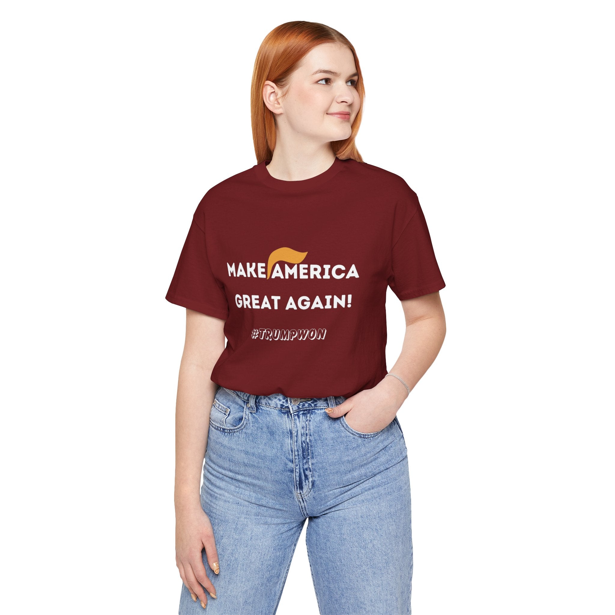 Make America Great Again T-Shirt — Retro Hair Icon Political Tee