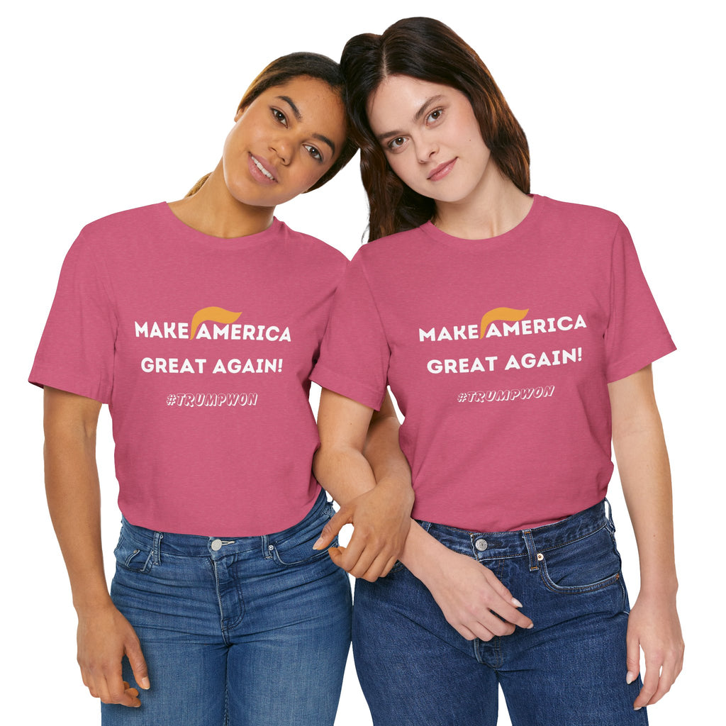 Make America Great Again T-Shirt — Retro Hair Icon Political Tee