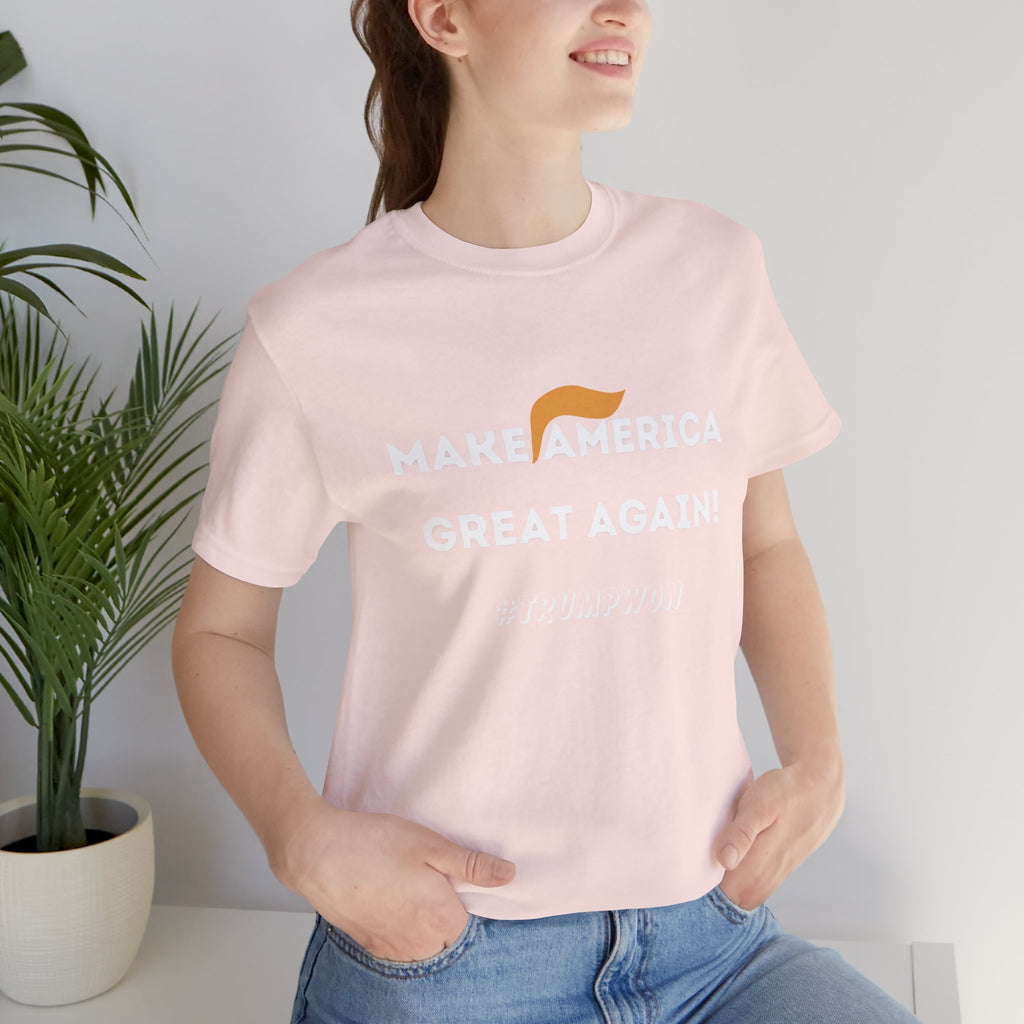 Make America Great Again T-Shirt — Retro Hair Icon Political Tee