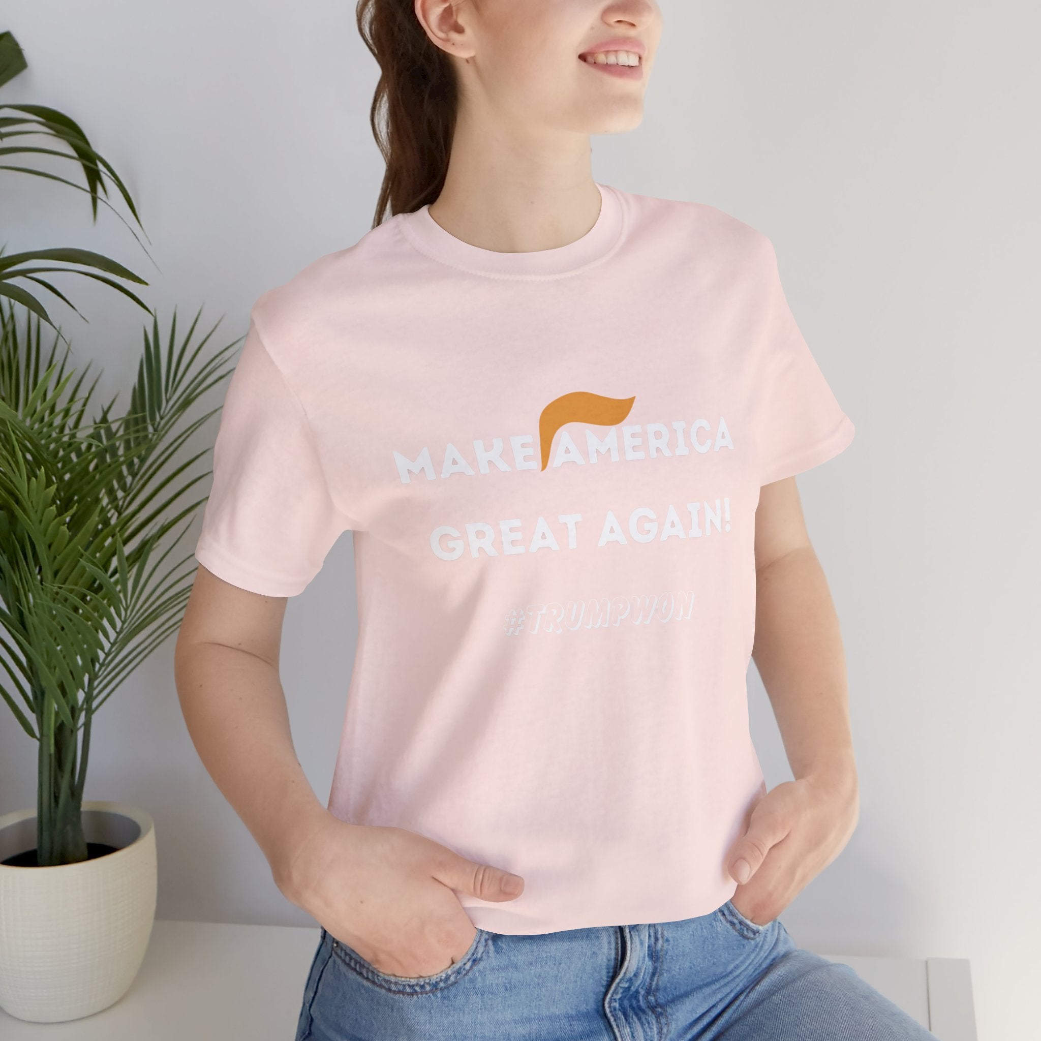 Make America Great Again T-Shirt — Retro Hair Icon Political Tee