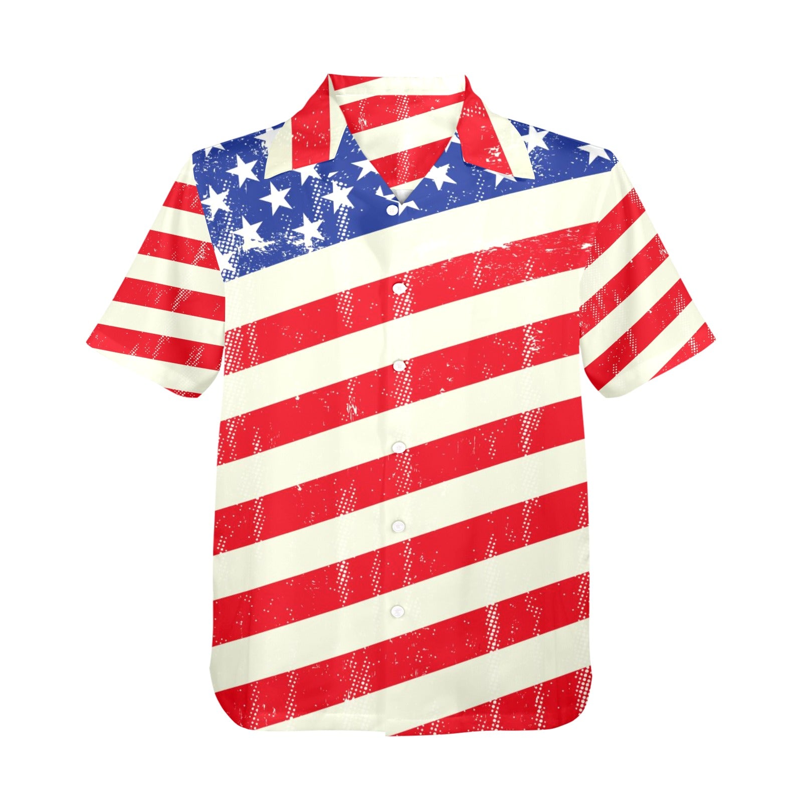 Men's All Over Print 4th of July Shirt Made In USA