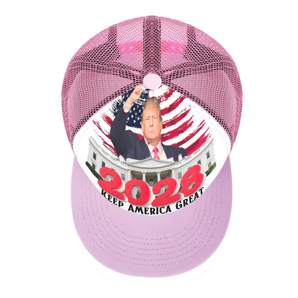 Keep America Great Trump 2028 Baseball Cap flat FREE SHIPPING